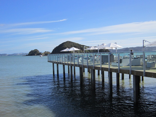 Nieuw Zeeland, Pahia Bay, pier
